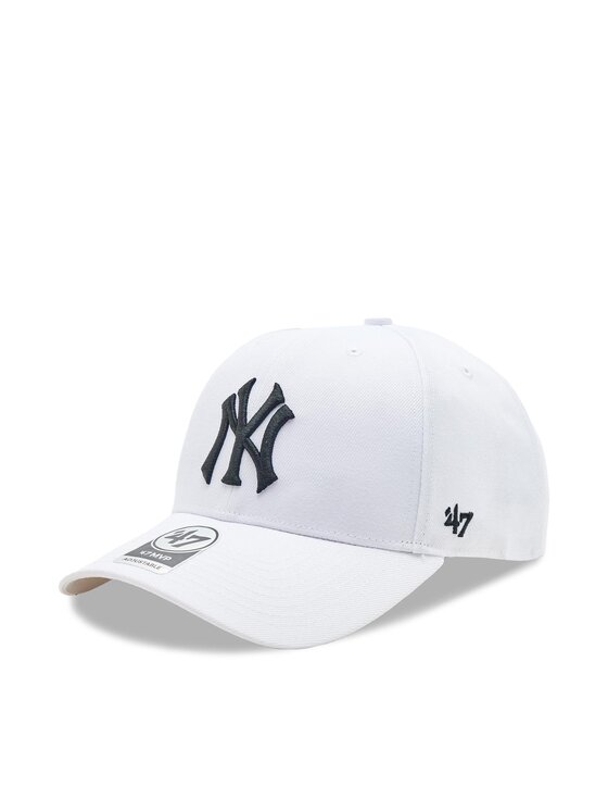47 Brand Czapka z daszkiem MLB New York Yankees '47 MVP SNAPBACK B-MVPSP17WBP-WHM Biały