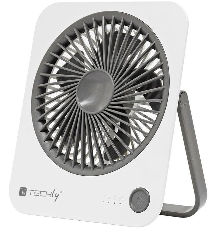 Techly IC-FAN-DSK1WG wiatrak domowy Biały