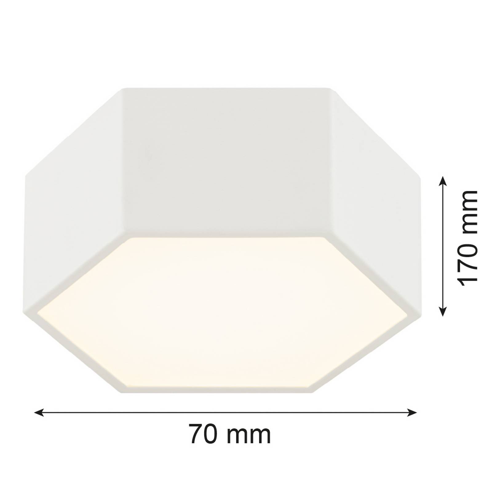 Lampa sufitowa LED Libre Argon, biały / opal, salon / jadalnia, metal