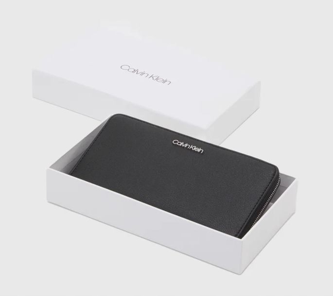 Calvin Klein PORTFEL DAMSKI czarny