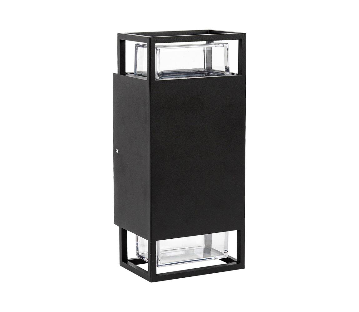 Prezent 28211A - Kinkiet zewnętrzny EVENTO 2xGU10/35W/230V IP54 czarny