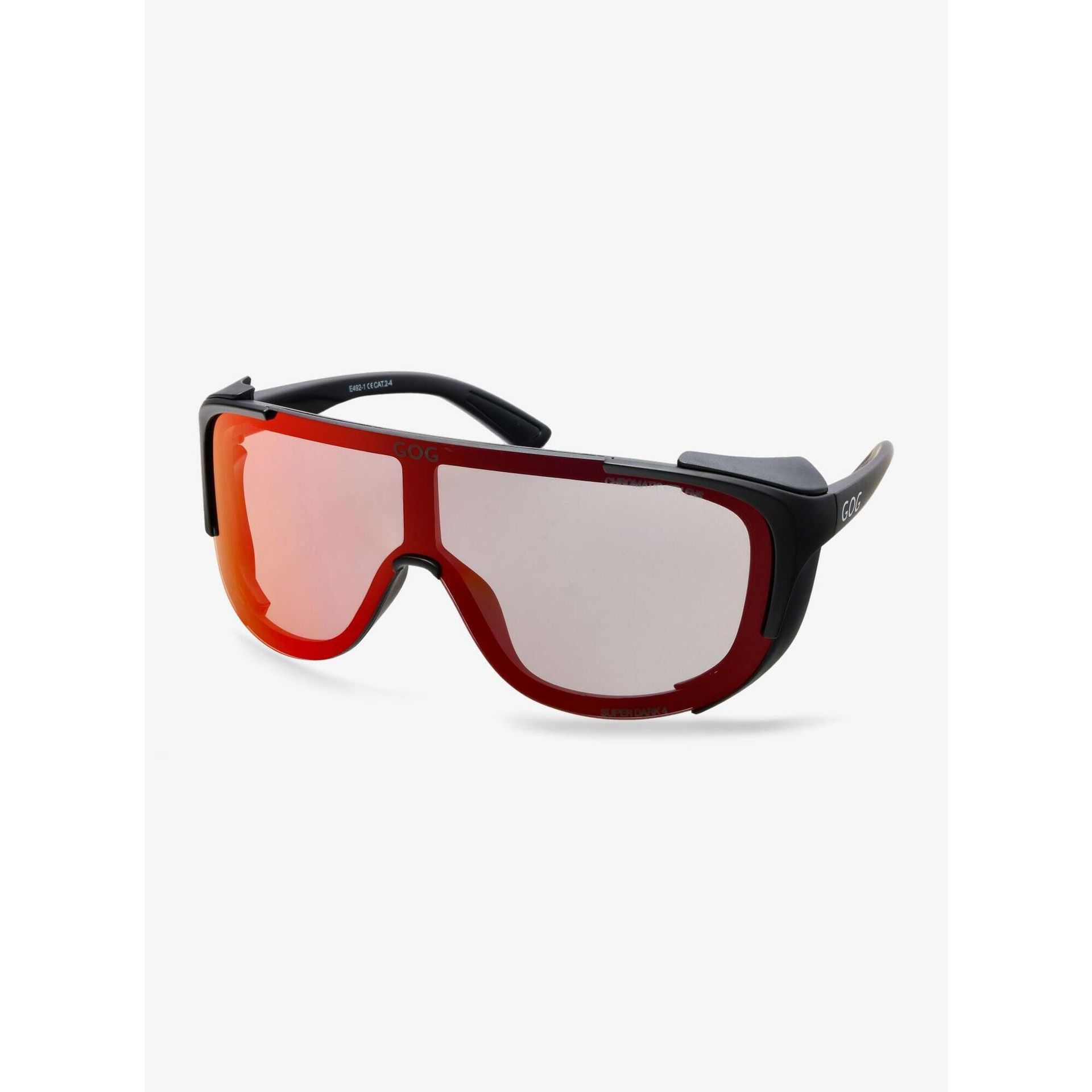 Okulary przeciwsłoneczne GOG Tatra  matt black/polychromatic red