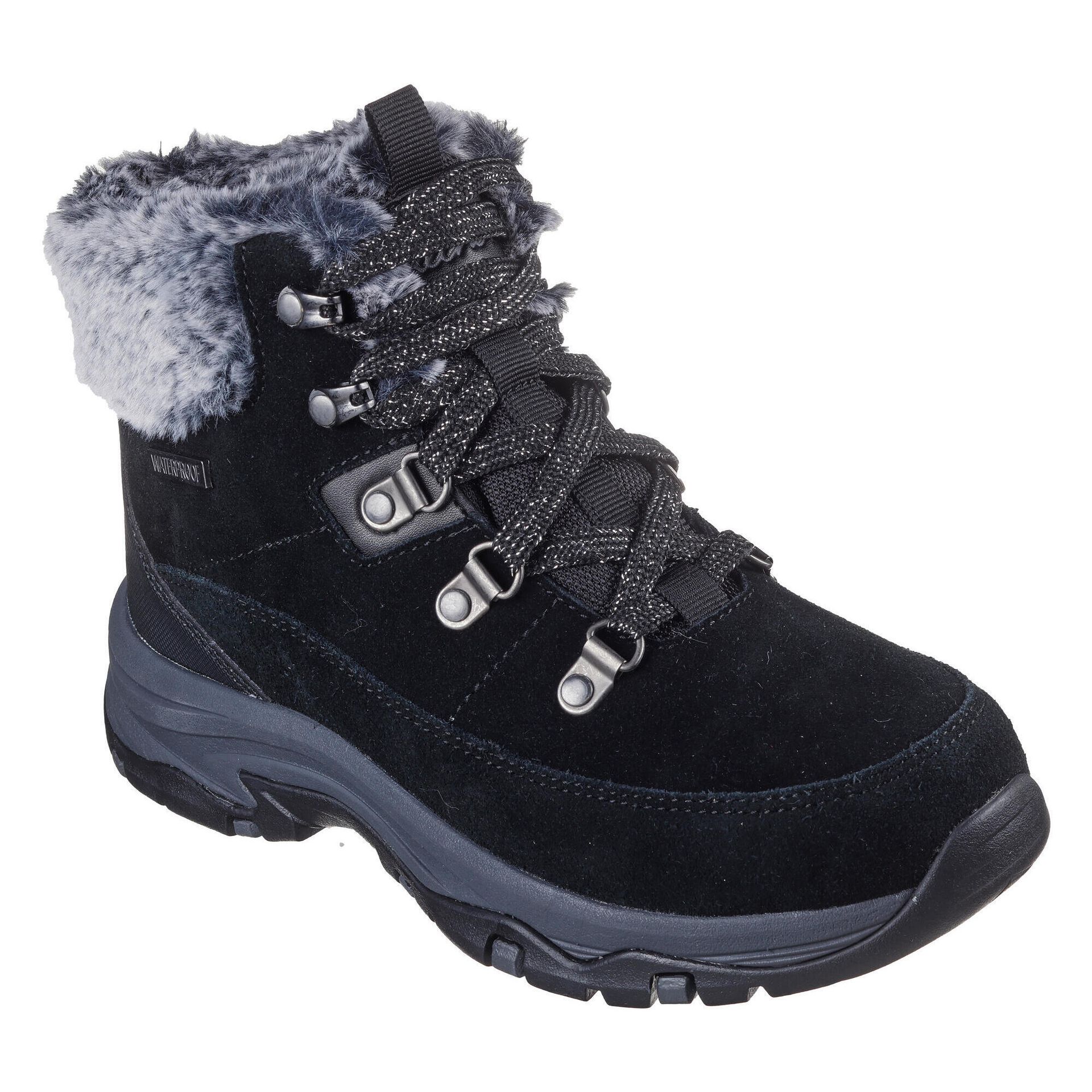 Skechers Damskie buty trekkingowe, czarny, 37 EU