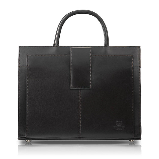 Torebka damska skórzana aktówka A4 do ręki i na ramię skóra licowa