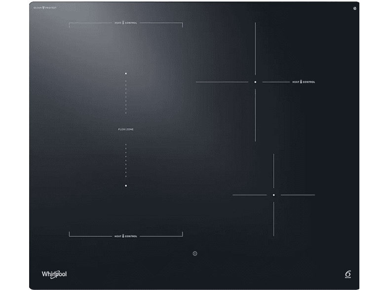 Płyta indukcyjna do zabudowy WHIRLPOOL WTX6014DCF Czarny