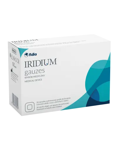 Iridium Gauzes, 20 sterylnych gazików