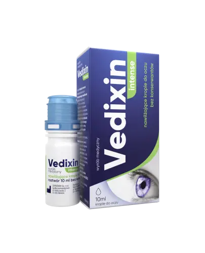 Vedixin Intense, nawilżające krople do oczu, 10 ml
