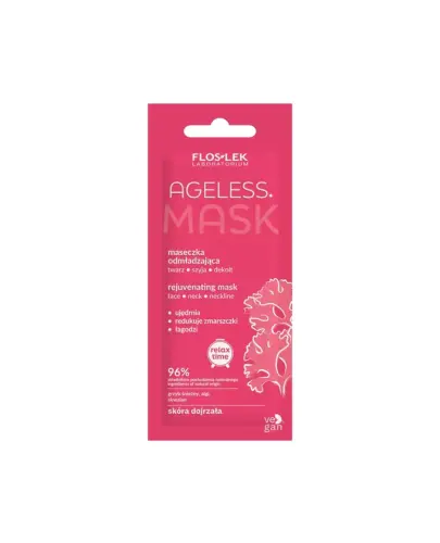 Floslek Ageless maseczka odmładzająca do twarzy, szyi i dekoltu, 6 ml