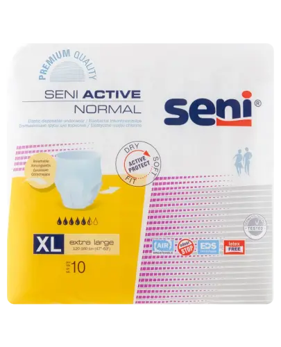Seni Active Normal Majtki chłonne XL, 10 sztuk