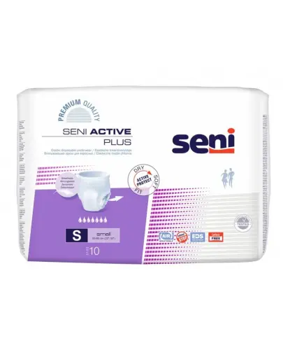 Seni Active Plus Majtki chłonne S, 10 sztuk
