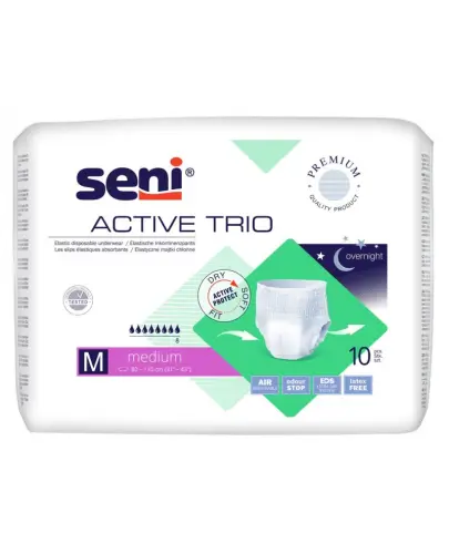Seni Active Trio Majtki chłonne M, 10 sztuk