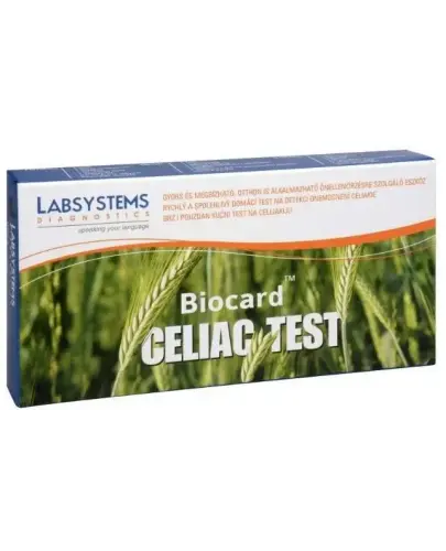 Biocard Celiac Home Test na nietolerancję glutenu, 1 sztuka