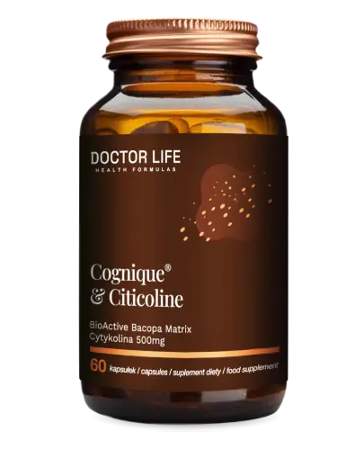 Doctor Life Cognique & Citicoline, 60 kapsułek