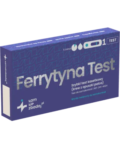 Ferrytyna Test Szybki test kasetkowy, 1 sztuka