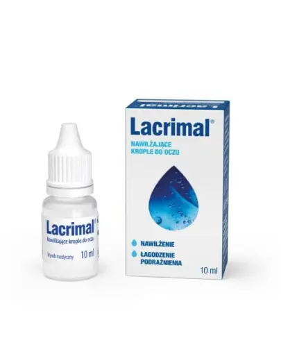 Lacrimal Nawilżające krople do oczu, 10 ml