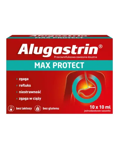 Alugastrin Max Protect, 10 x 10 ml