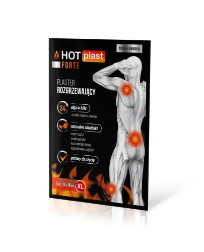 Hot Plast Forte Plaster rozgrzewający 12 x 18 cm, 1 sztuka