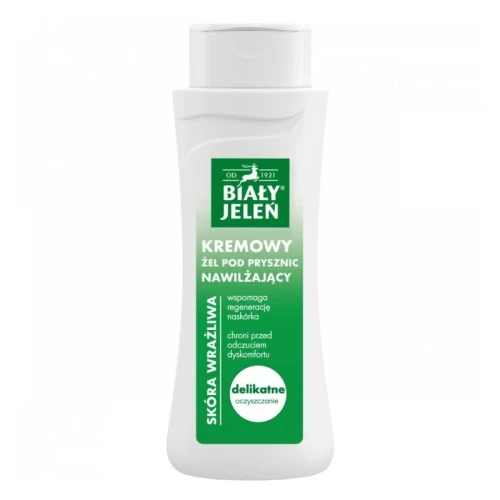 Biały Jeleń Kremowy żel pod prysznic nawilżający, 300 ml
