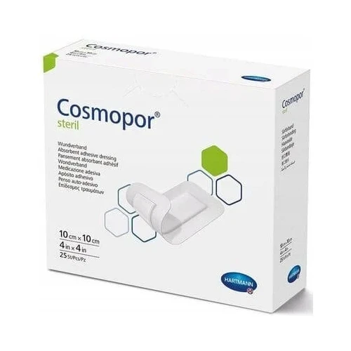 Cosmopor Sterile Transparentny opatrunek sterylny 10 cm x 10 cm, 25 sztuk