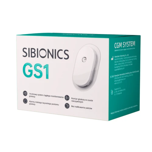 Sibionics GS1 CGM System monitorowania glukozy, 1 sztuka