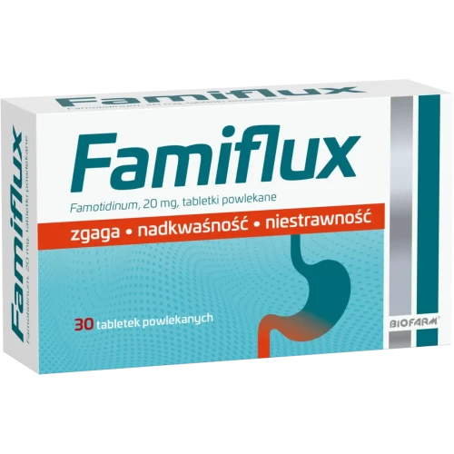 Famiflux 20 mg, 30 tabletek