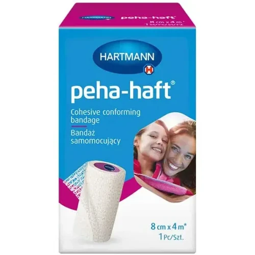 Peha-Haft bandaż samomocujący 8 cm x 4 m, 1 sztuka