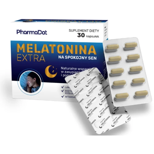 Melatonina Extra, 30 kapsułek