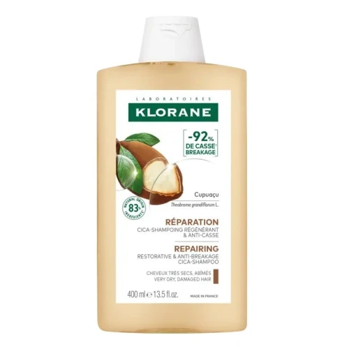Klorane Cupuaçu Szampon do włosów suchych, 400 ml