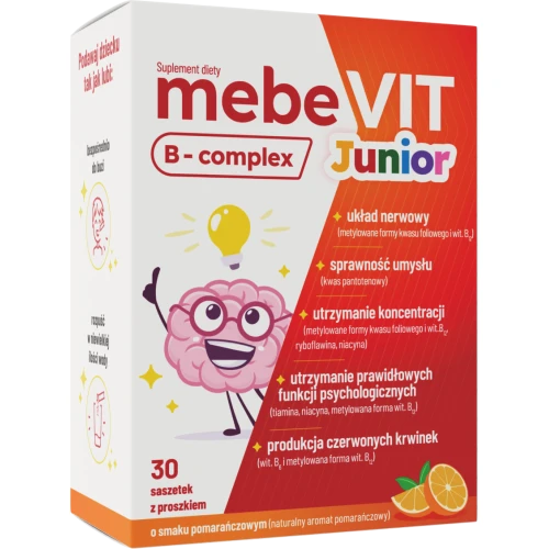 Mebevit B-Complex Junior, 30 saszetek