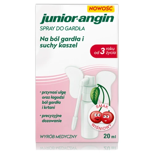 Junior angin spray do gardła, 20 ml