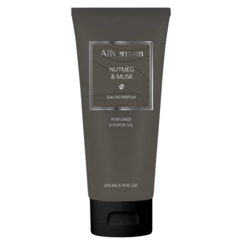 Allvernum Żel pod prysznic perfumowany Nutmeg & Musk, 200 ml
