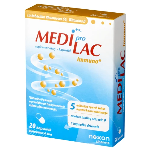 Nexon Pharma Mediprolac Immuno, 20 kapsułek