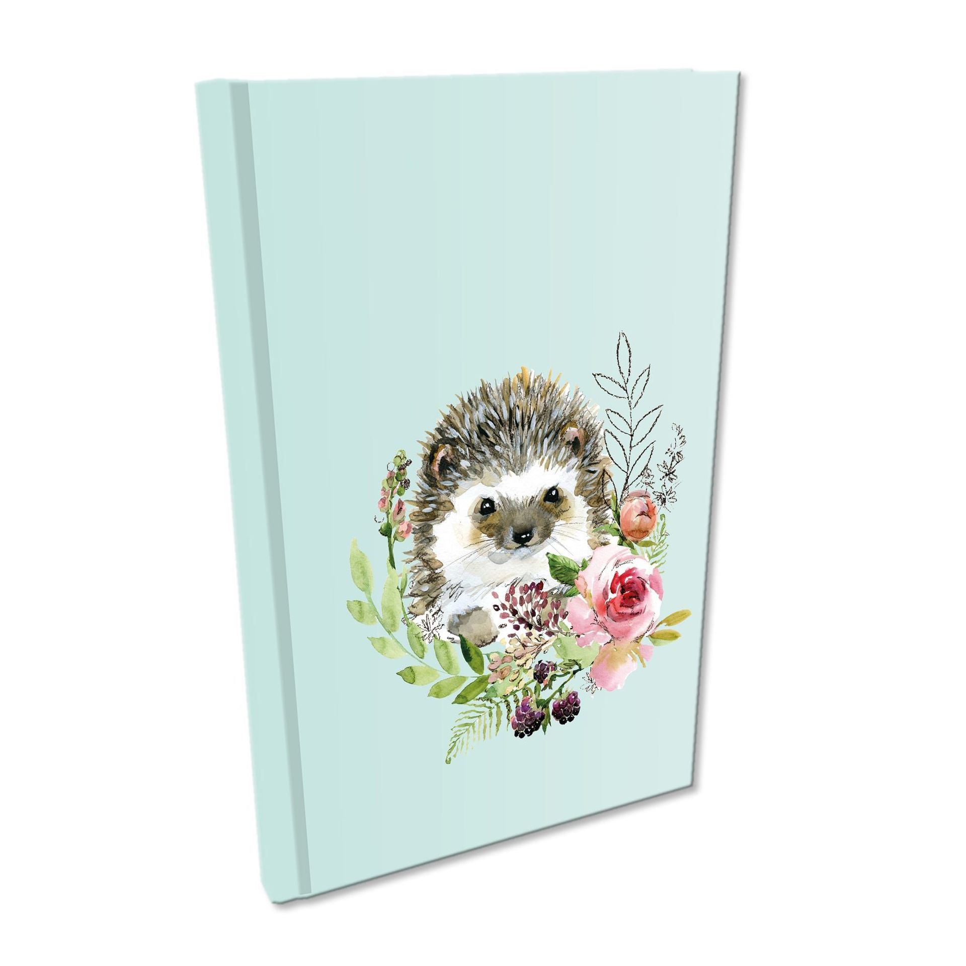 Notes A5 w kratkę Soft Touch Woodland Jeż