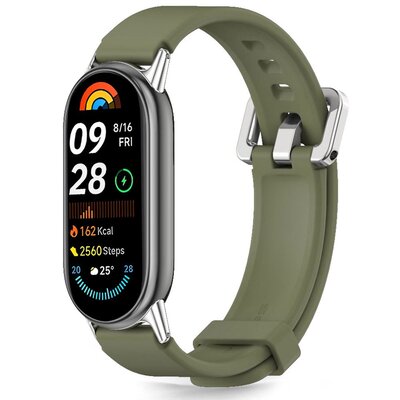 Pasek TECH-PROTECT IconBand Classic do Xiaomi Smart Band 8/9/10/NFC Ciemnozielony