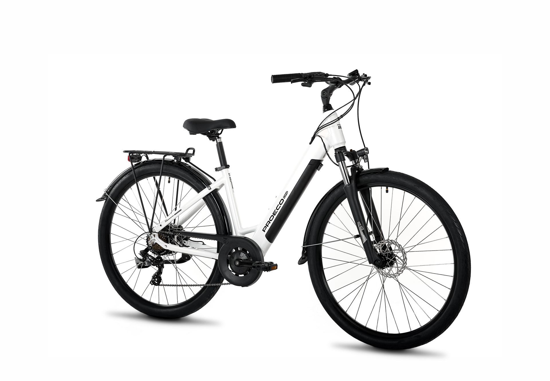 Rower elektryczny Proeco Wave An 1.0 504wh biały 17 M