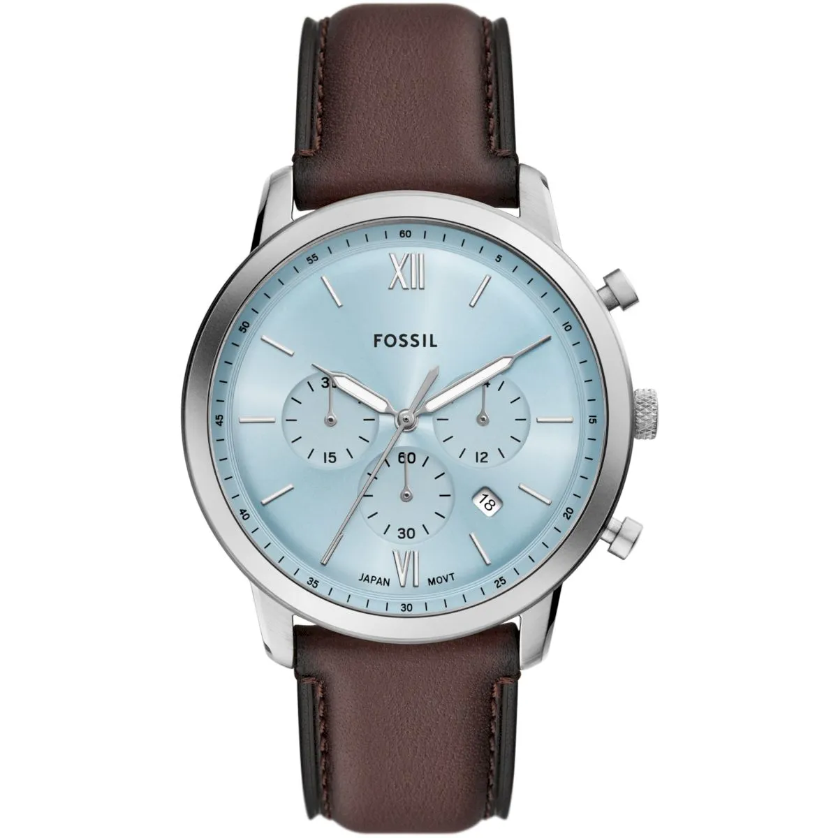 Fossil Neutra Chronograph Zegarek Męski na brązowym pasku FS6109