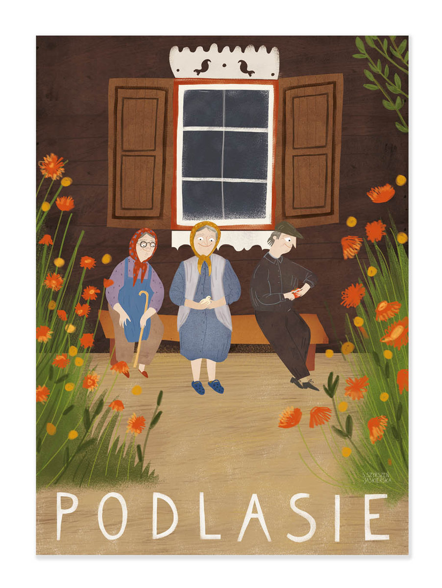 Pocztówka. Podlasie 105X145 Mm. Sylver Rocket Studio