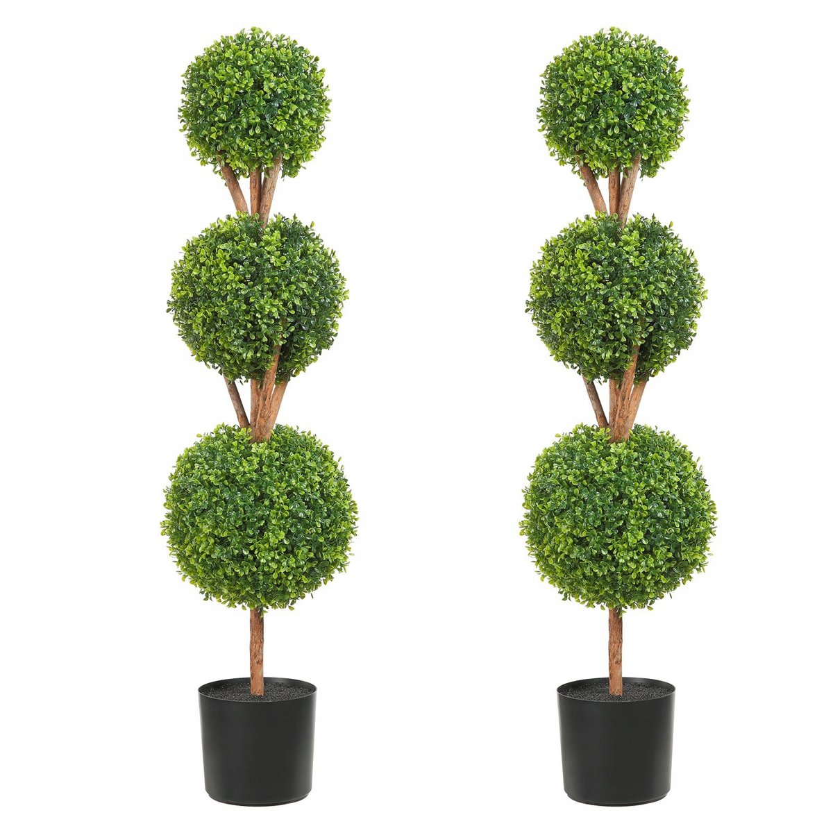 Sztuczna roślina sztuczny bukszpan topiary 2 szt