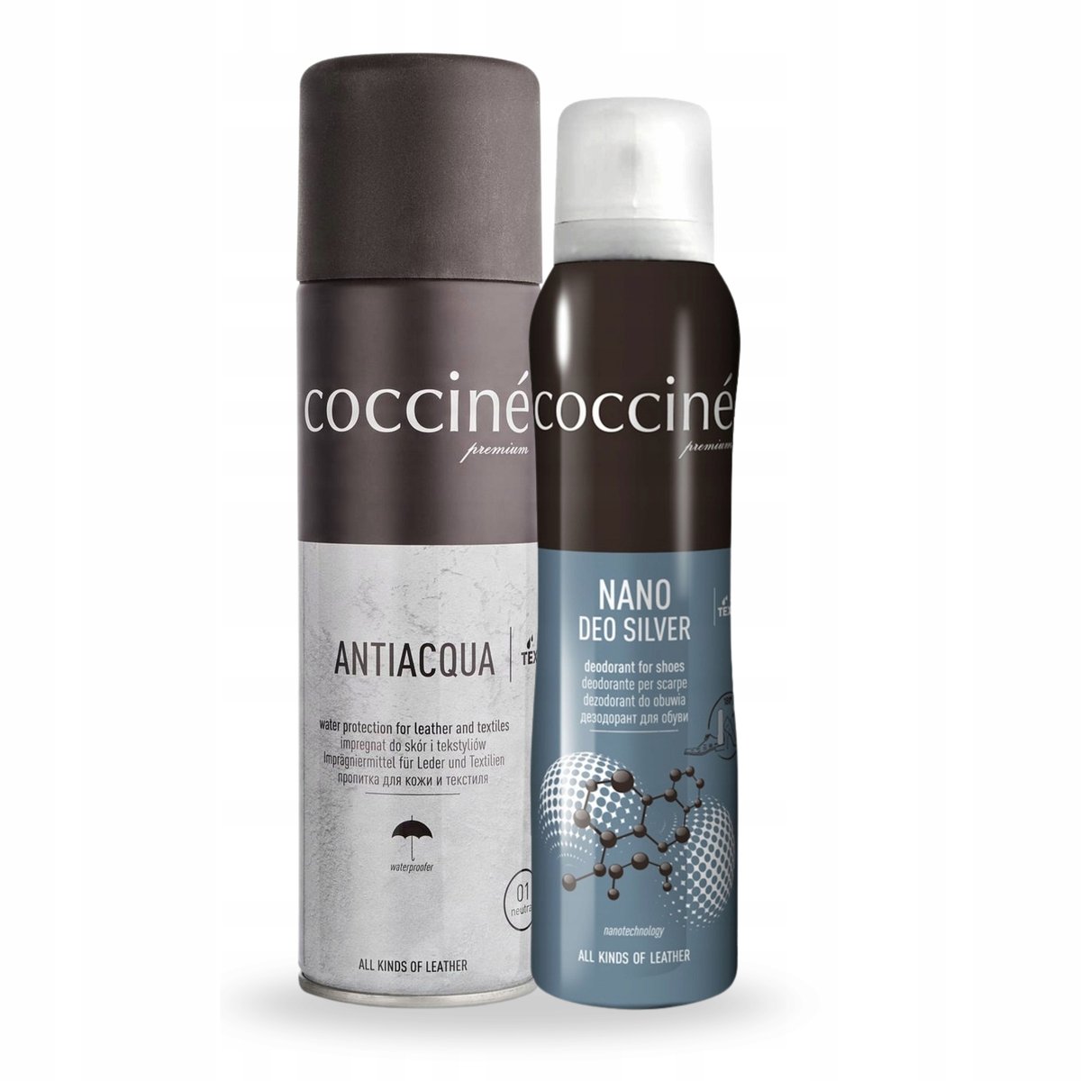 Dezodorant Nano Deo Silver i Impregnat Antiacqua do Butów Zestaw 2w1