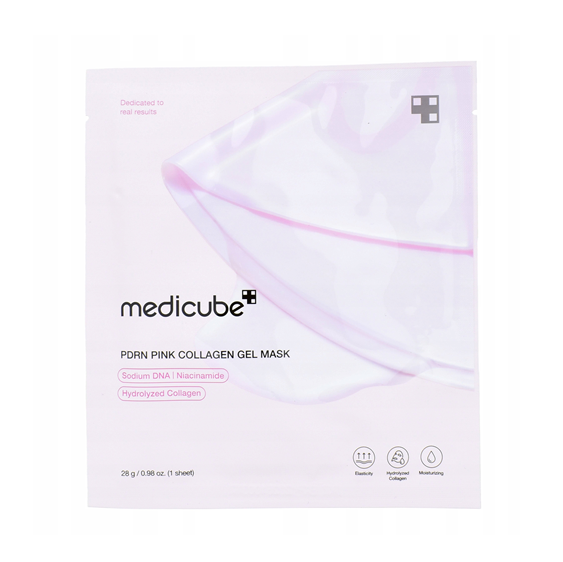 Medicube PDRN Pink Collagen Firming Face Mask 28 g Hydrożelowa maska do twarzy, ulubieniec Hailey Bieber!