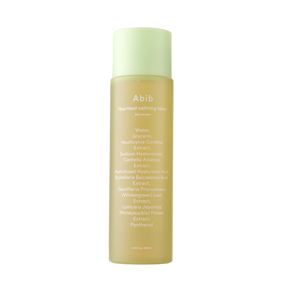 Abib Heartleaf Calming Toner Skin Booster 200 ml Kojący tonik do twarzy