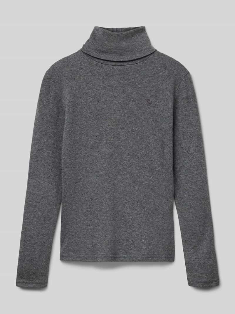 Sweter z dzianiny z golfem