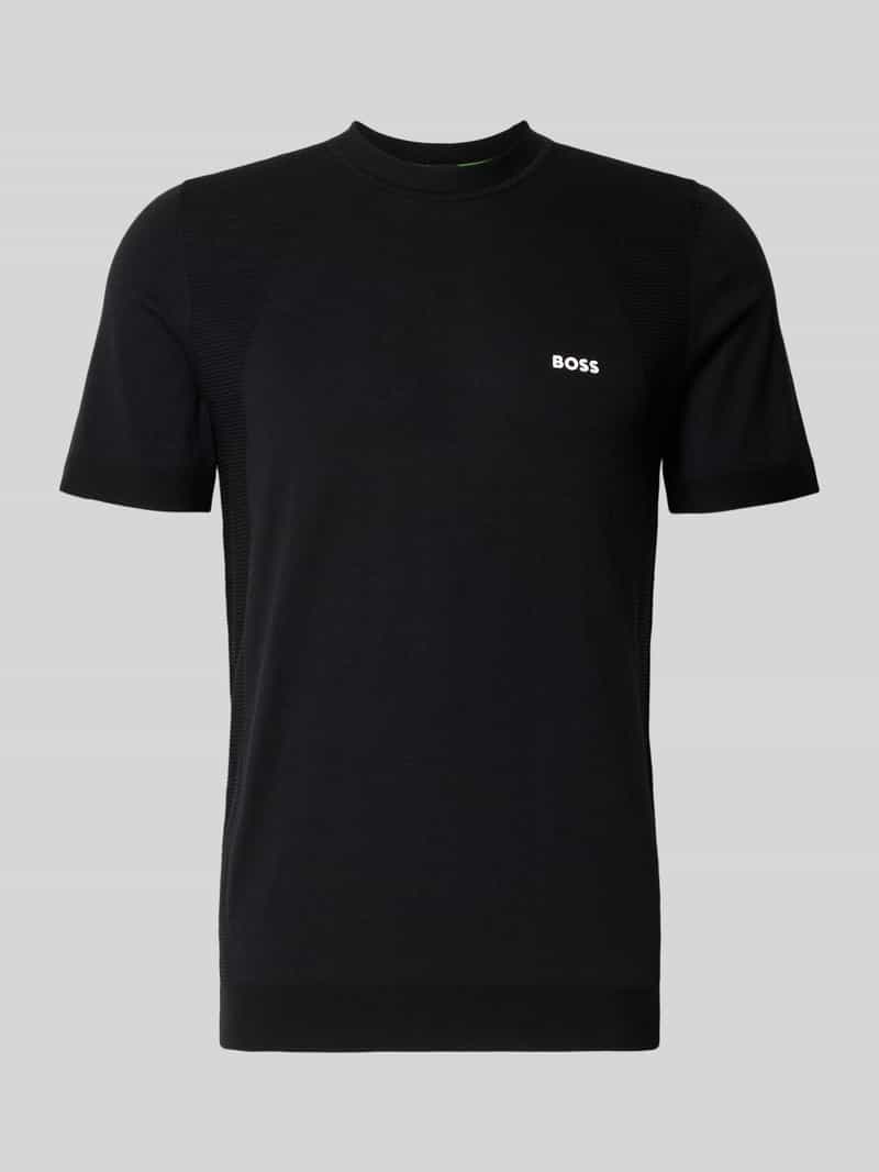 T-shirt o kroju regular fit z mieszanki bawełny model ‘MOMENTUM’