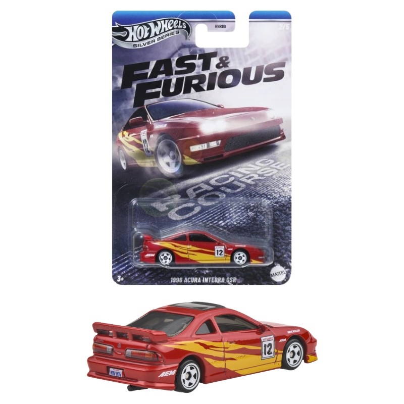 Hot Wheels Silver Szybcy i Wściekli Acura Integra HNR88 JBY40