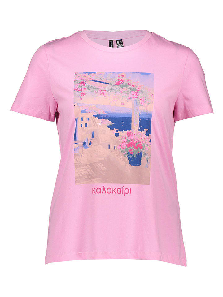 Vero Moda Koszulka w kolorze jasnoróżowym