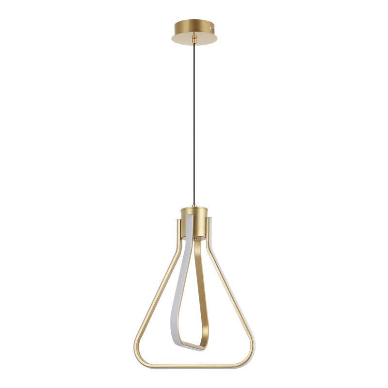 Lampa wisząca Zing złota LED Lamkur