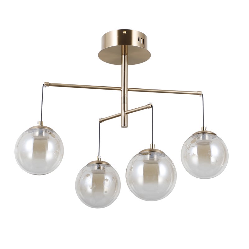 Lampa sufitowa Velada złota 4 x LED Italux