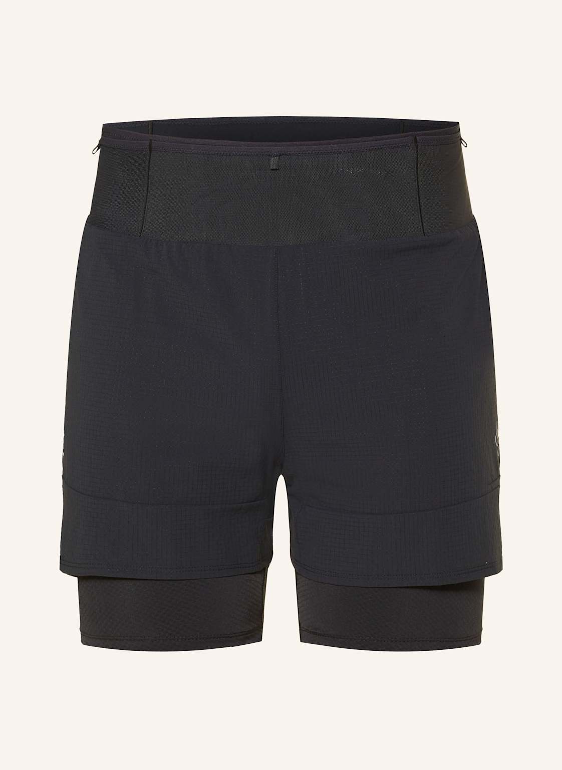 Salomon Szorty Do Biegania 2 W 1 Sense Aero schwarz