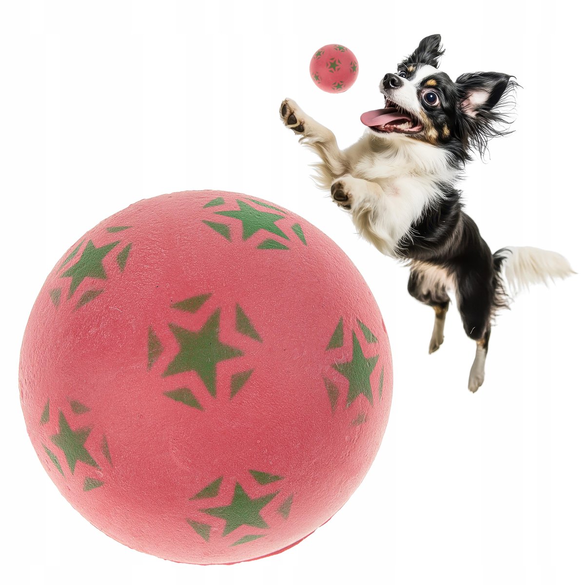 Zabawka Dla Psa Piłka Z Pianki Lekka I Delikatna Pełna W Środku Nie Piszczy