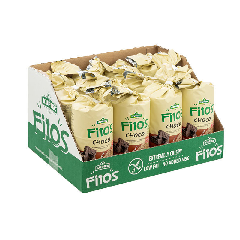 Zestaw 12 szt. Wafle kukurydziane CHOCO 126g